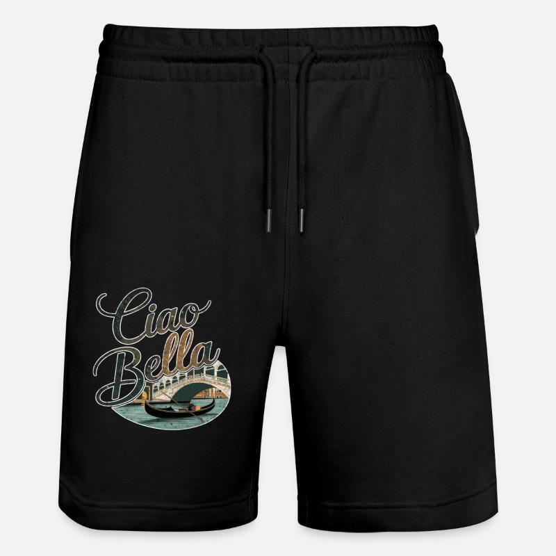 Ciao Bella - Short de jogging bio TRAINER Stanley/Stella unisexe - noir