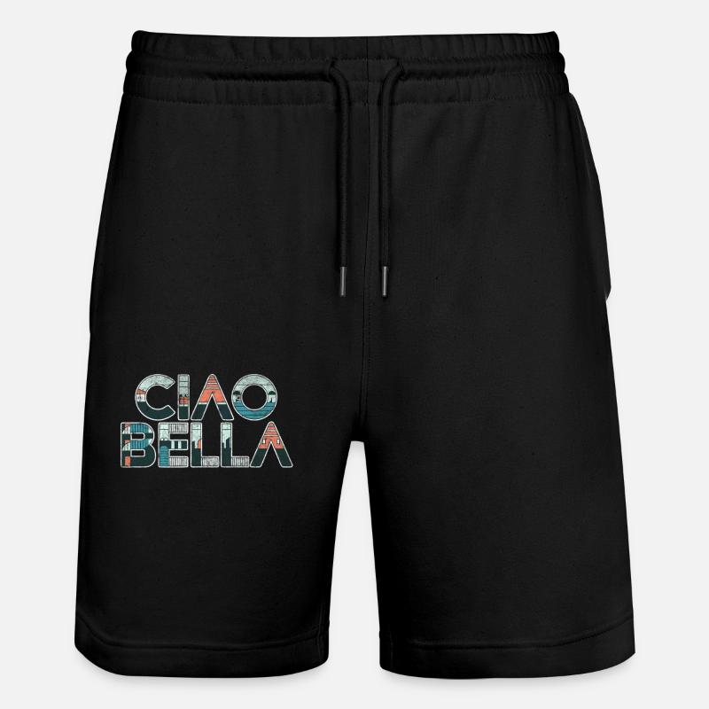 Ciao Bella - Short de jogging bio TRAINER Stanley/Stella unisexe - noir