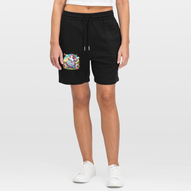 Easter Happy Easter Easter Bunny Easter Egg Spring Stanley/Stella Trainer Unisex Organic Jogging Shorts