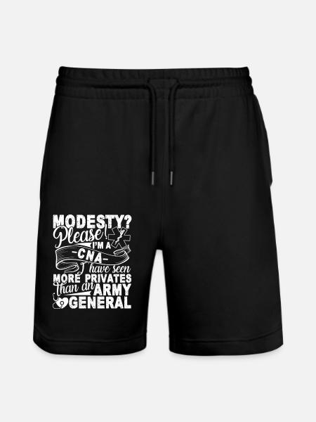 CNA I am A CNA - Stanley/Stella Trainer Unisex Organic Jogging Shorts - black