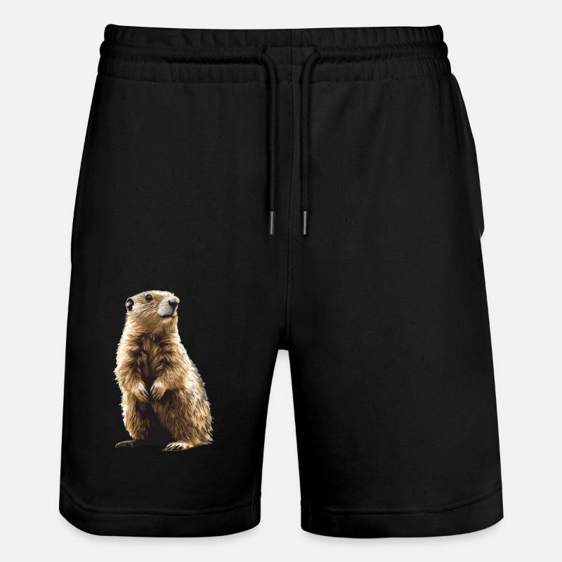 Marmottes Marmottes - Short de jogging bio TRAINER Stanley/Stella unisexe - noir