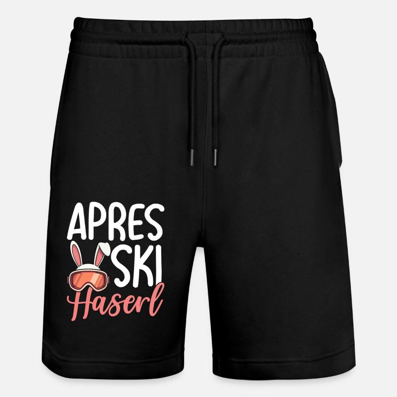 Lapin d’après-ski - Short de jogging bio TRAINER Stanley/Stella unisexe - noir