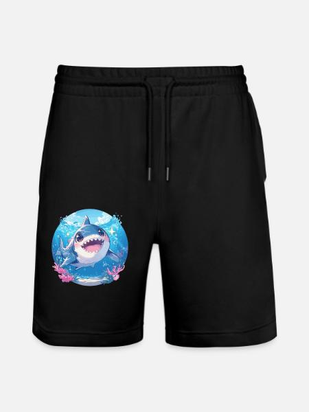 Megalodons Megalodon - Stanley/Stella Trainer Unisex Organic Jogging Shorts - black