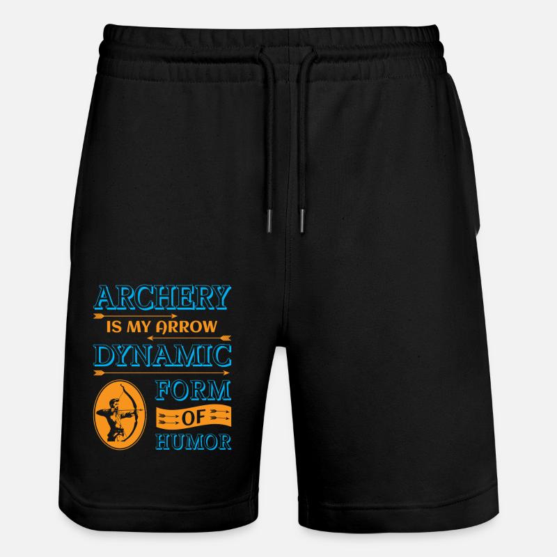 Bogenschießen Bogenschütze - Stanley/Stella Unisex Bio Joggingshorts Trainer  - Schwarz