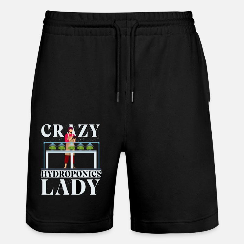Dame hydroponique folle - Short de jogging bio TRAINER Stanley/Stella unisexe - noir