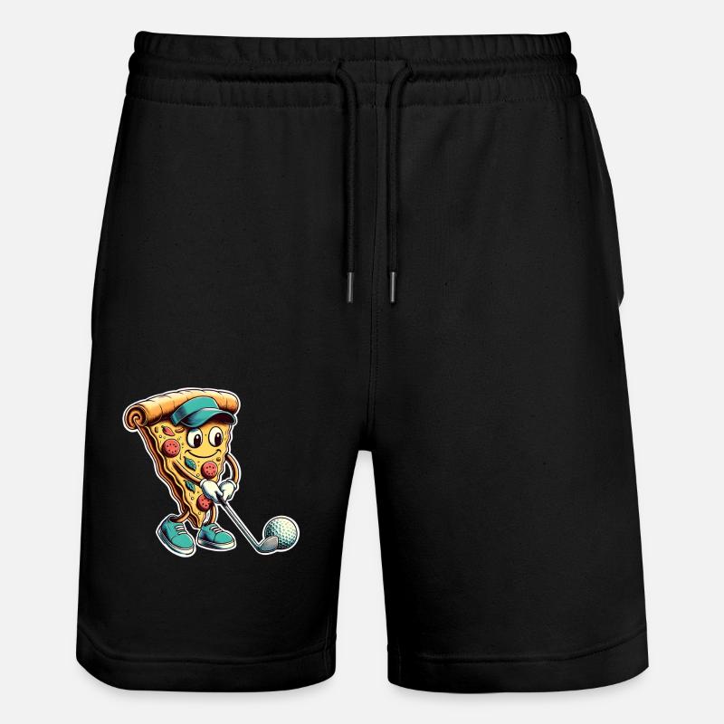 Golf Pizza - Short de jogging bio TRAINER Stanley/Stella unisexe - noir