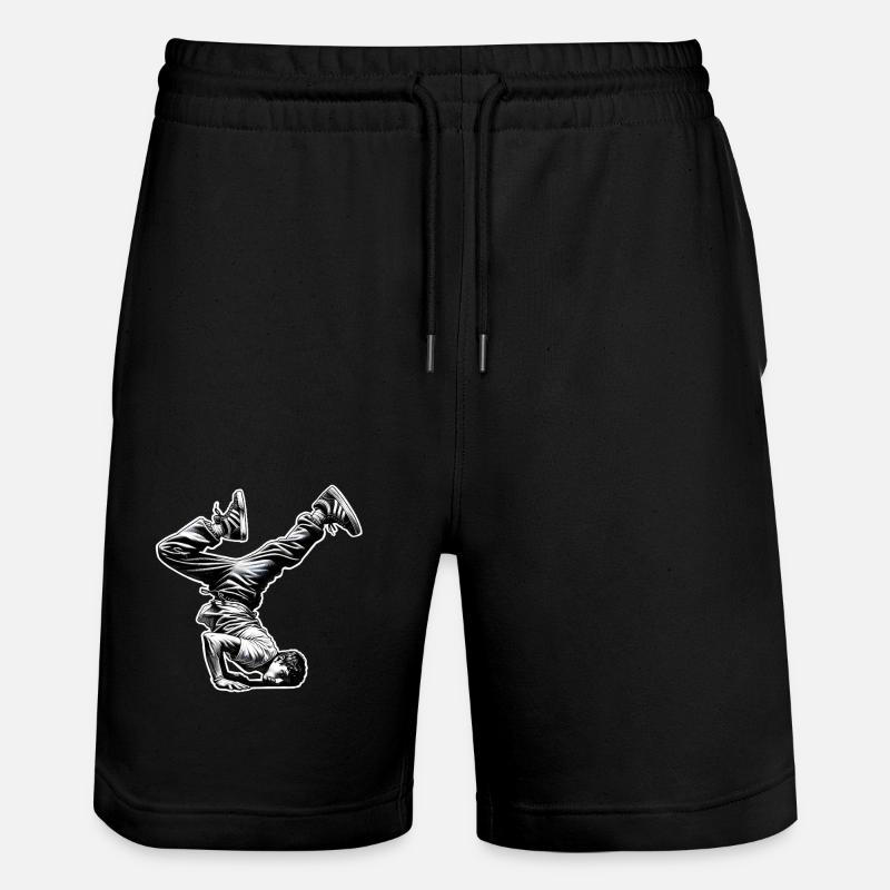 Breakdance - Short de jogging bio TRAINER Stanley/Stella unisexe - noir