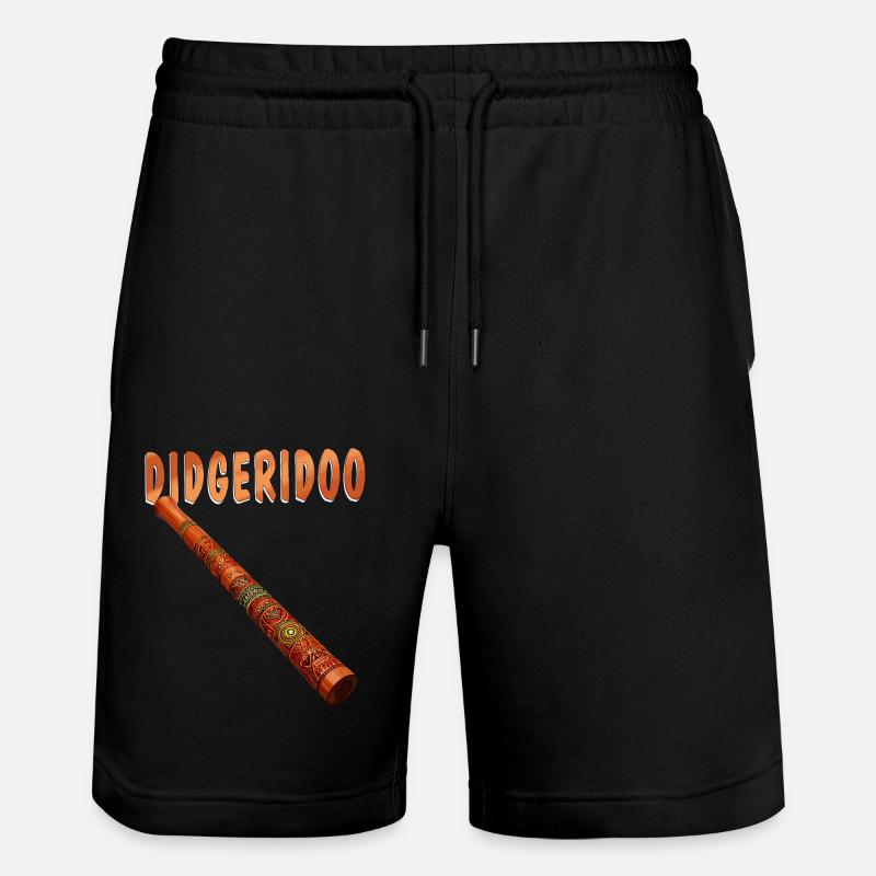 DIDGERIDOO - Short de jogging bio TRAINER Stanley/Stella unisexe - noir