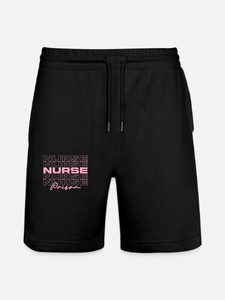 Gefängniskrankenschwester Krankenschwestern Stilvoll - Stanley/Stella Unisex Bio Joggingshorts Trainer - Schwarz