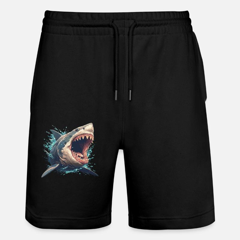 Requins Requin - Short de jogging bio TRAINER Stanley/Stella unisexe - noir