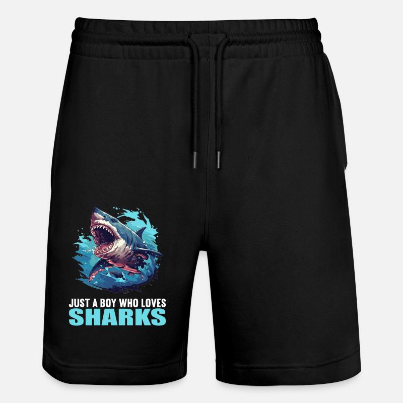 Requins Requin - Short de jogging bio TRAINER Stanley/Stella unisexe - noir
