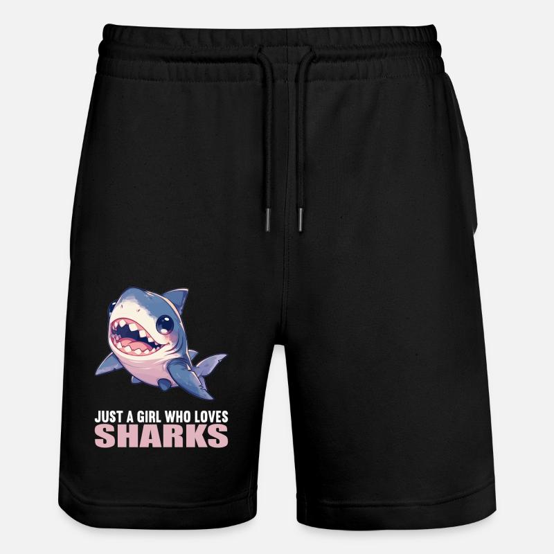 Requins Requin - Short de jogging bio TRAINER Stanley/Stella unisexe - noir