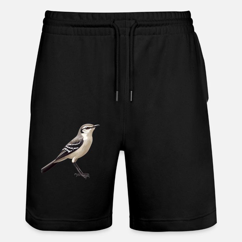 Oiseaux moqueurs Oiseaux moqueurs - Short de jogging bio TRAINER Stanley/Stella unisexe - noir