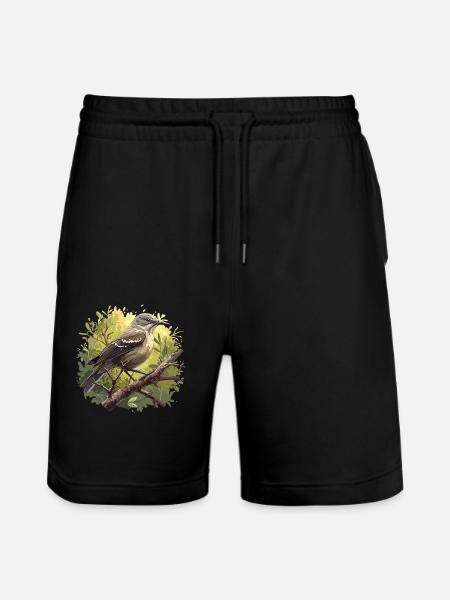 Oiseaux moqueurs Oiseaux moqueurs - Short de jogging bio TRAINER Stanley/Stella unisexe - noir