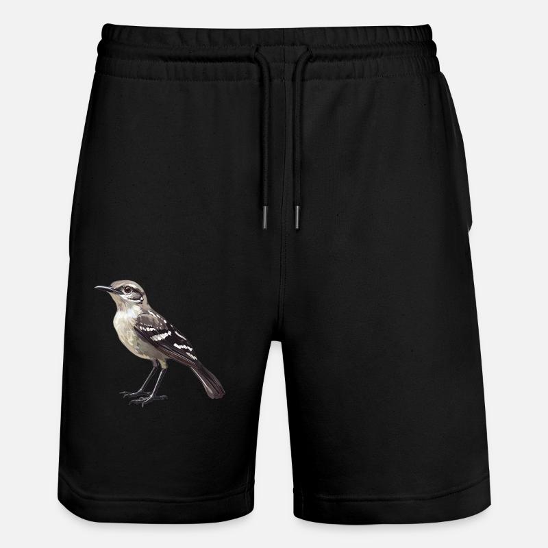 Oiseaux moqueurs Oiseaux moqueurs - Short de jogging bio TRAINER Stanley/Stella unisexe - noir