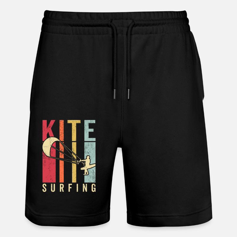 Kitesurfeur Kiteboard Kitesurf Kitesurf - Short de jogging bio TRAINER Stanley/Stella unisexe - noir