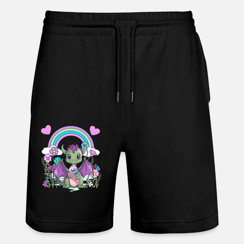 Dragon - Short de jogging bio TRAINER Stanley/Stella unisexe - noir