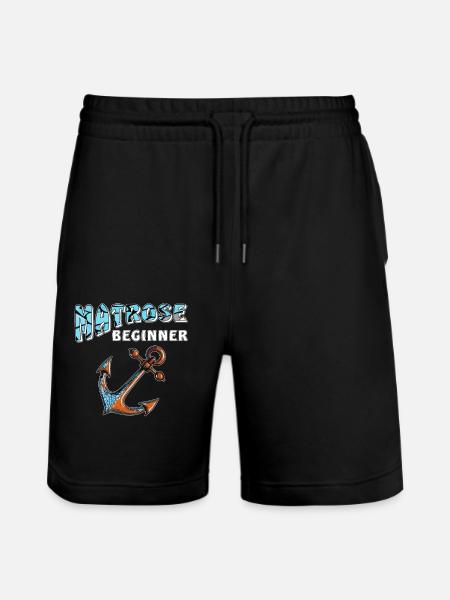 SCHIFFANKER MATROSE BEGINNER - Stanley/Stella Unisex Bio Joggingshorts Trainer  - Schwarz