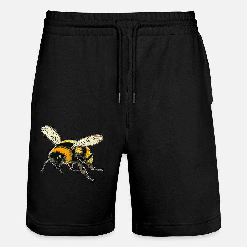 CONTOUR DES BOURDONS - Short de jogging bio TRAINER Stanley/Stella unisexe - noir