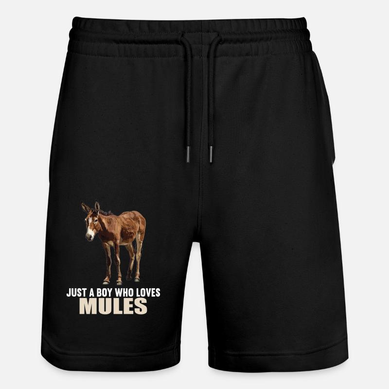 Mules Mule - Short de jogging bio TRAINER Stanley/Stella unisexe - noir