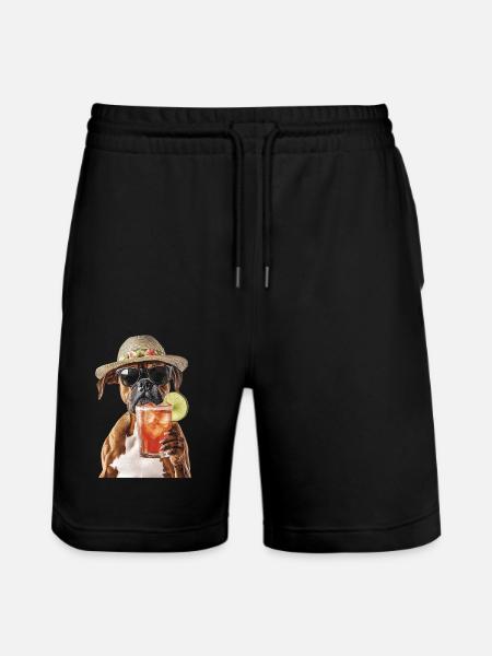 Boxer - Stanley/Stella Unisex Bio Joggingshorts Trainer  - Schwarz