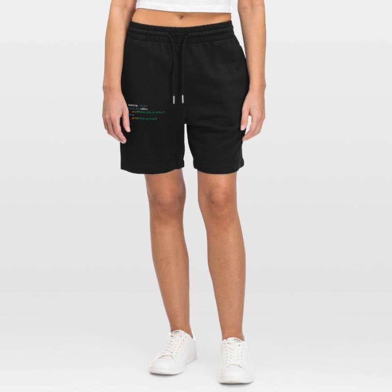 Informatik Kaffee Code Programmierer Geschenk Stanley/Stella Unisex Bio Joggingshorts Trainer 