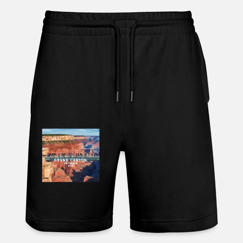 Grand Canyon SkyWalk - Short de jogging bio TRAINER Stanley/Stella unisexe - noir
