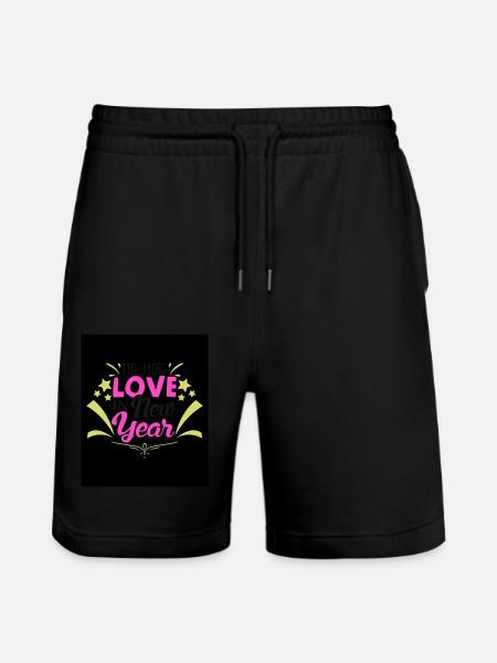 Nouvel An 6 - Short de jogging bio TRAINER Stanley/Stella unisexe - noir