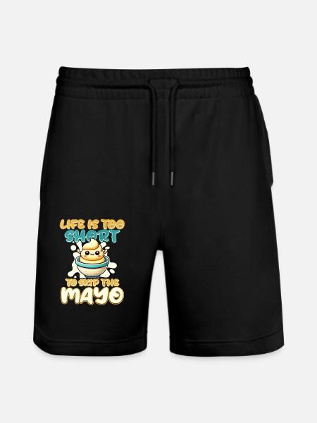 Mayonnaise - Stanley/Stella Unisex Bio Joggingshorts Trainer - Schwarz