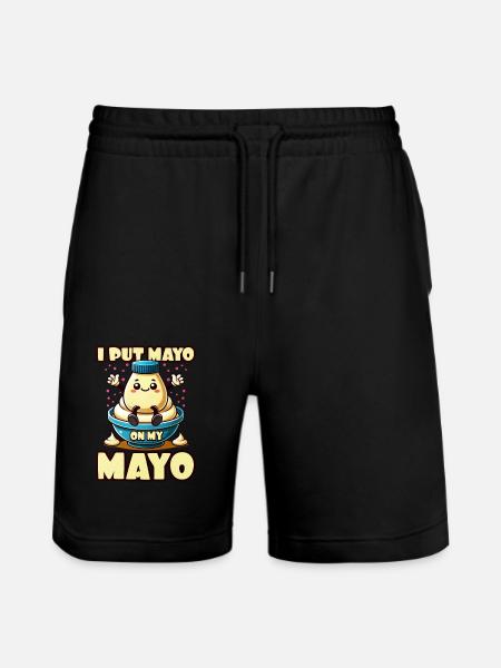 Mayonnaise - Stanley/Stella Unisex Bio Joggingshorts Trainer  - Schwarz