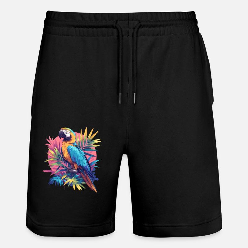 Perroquet Perroquet Perroquet - Short de jogging bio TRAINER Stanley/Stella unisexe - noir