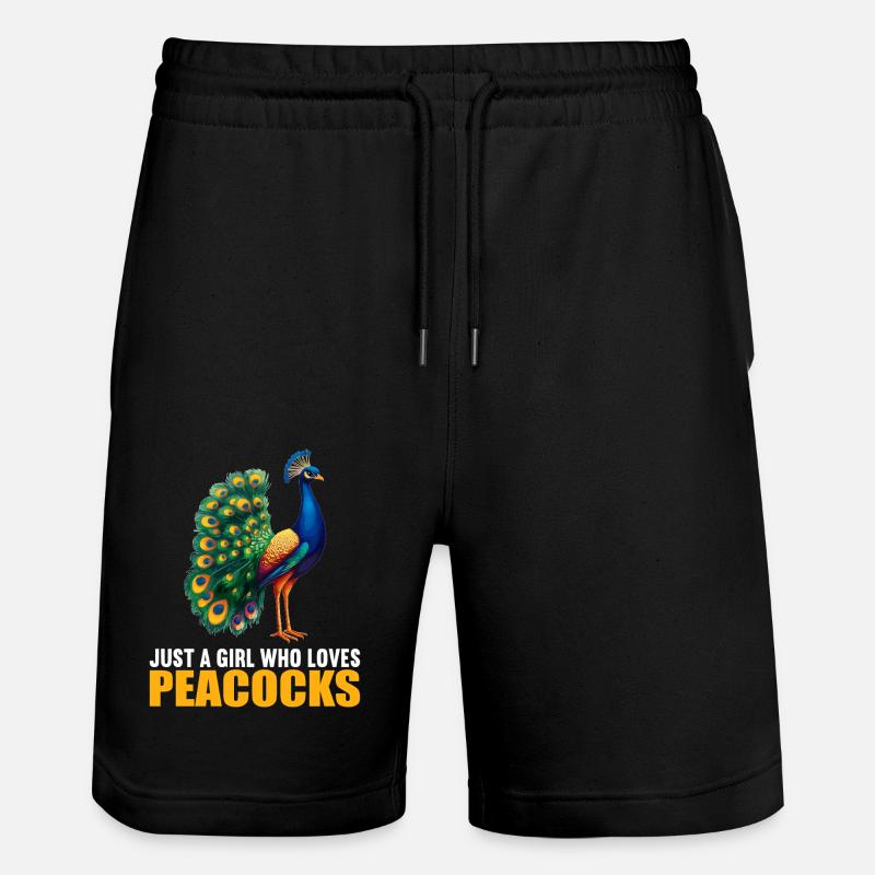 Paons Paon - Short de jogging bio TRAINER Stanley/Stella unisexe - noir