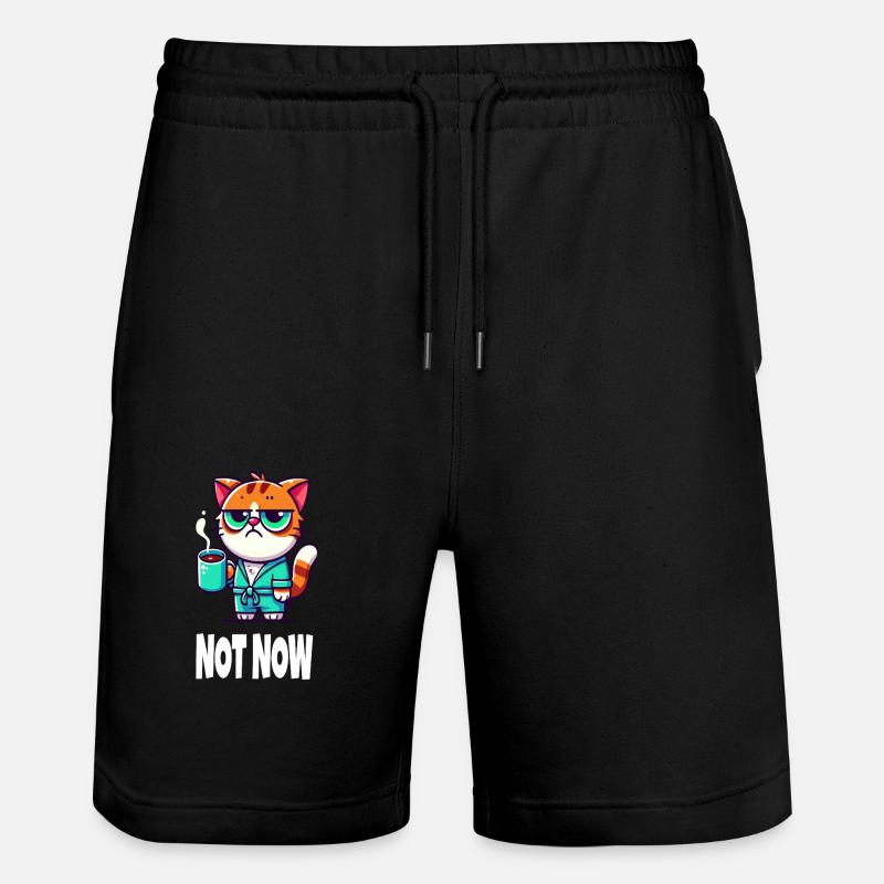 NOT NOW - Stanley/Stella Unisex Bio Joggingshorts Trainer  - Schwarz