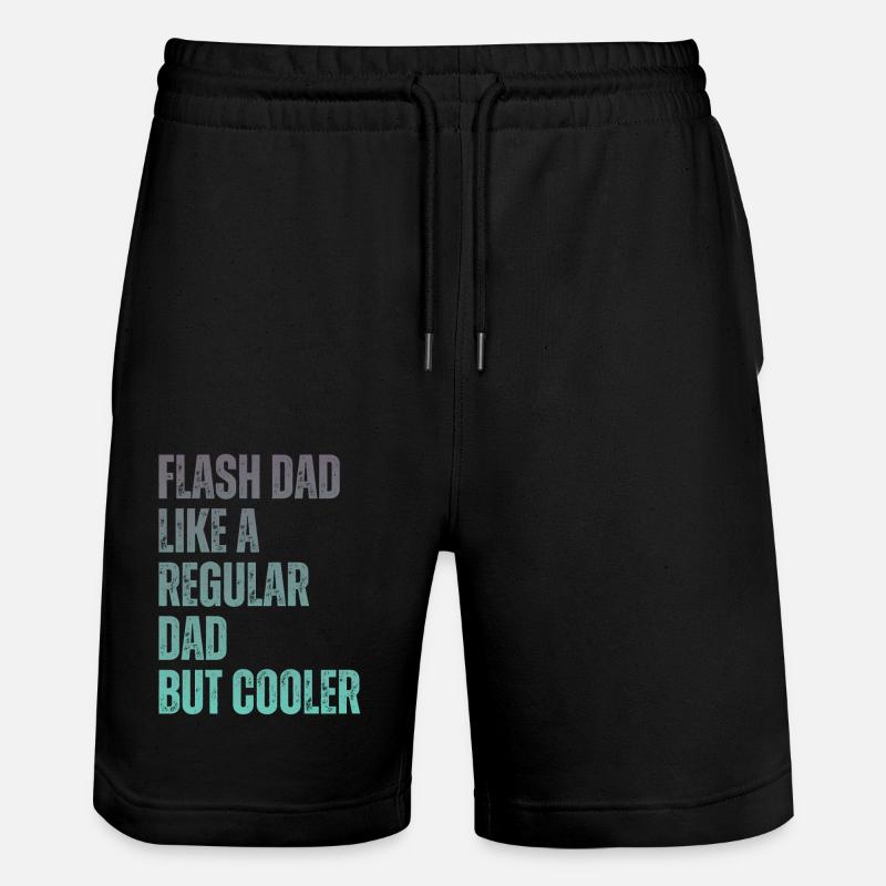 Bloc Flash Papa Boulderer - Short de jogging bio TRAINER Stanley/Stella unisexe - noir