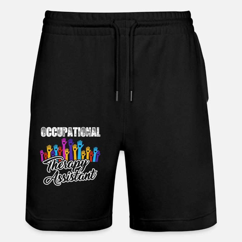 Occupational Therapy Assistant - Stanley/Stella Trainer Unisex Organic Jogging Shorts - black