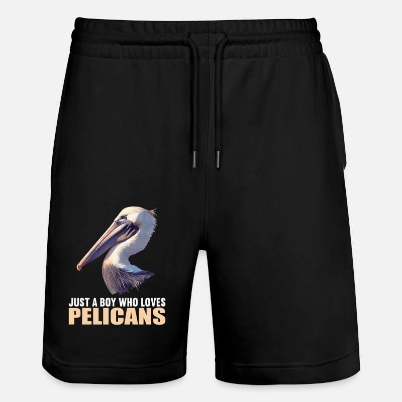 Pélicans Pélican - Short de jogging bio TRAINER Stanley/Stella unisexe - noir
