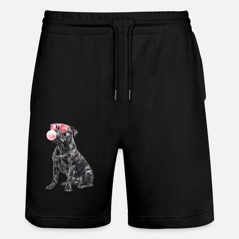 Cane Corso - Stanley/Stella Unisex Bio Joggingshorts Trainer  - Schwarz
