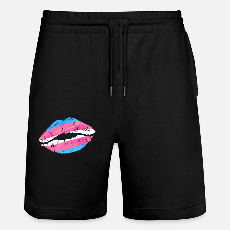 Transgender Trans LGBT Pride - Stanley/Stella Unisex Bio Joggingshorts Trainer  - Schwarz