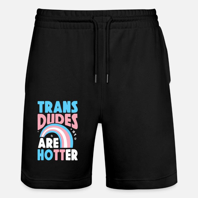 Fierté LGBT transgenre - Short de jogging bio TRAINER Stanley/Stella unisexe - noir