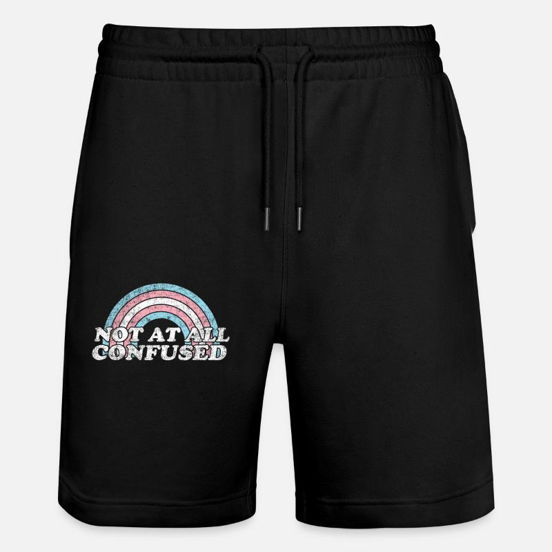 Fierté LGBT transgenre - Short de jogging bio TRAINER Stanley/Stella unisexe - noir