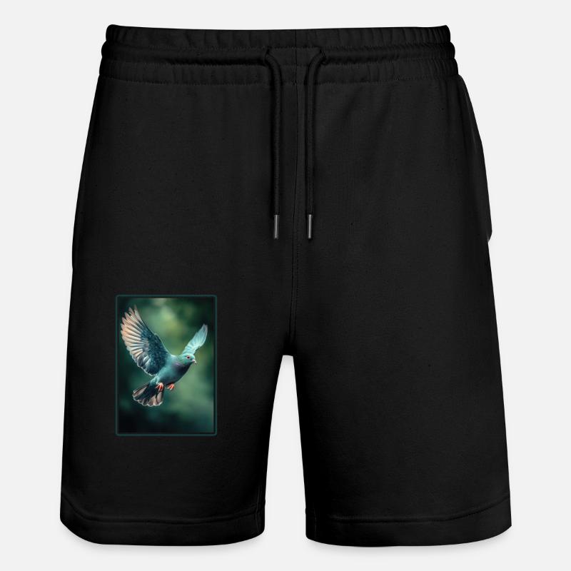 Pigeons Pigeon - Short de jogging bio TRAINER Stanley/Stella unisexe - noir
