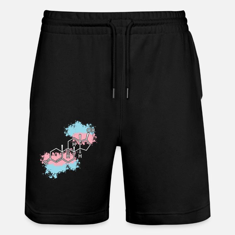 Transgender Trans LGBT Pride - Stanley/Stella Trainer Unisex Organic Jogging Shorts - black