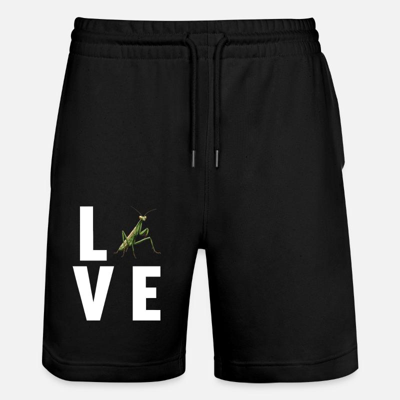 Gottesanbeterinnenen Gottesanbeterin - Stanley/Stella Unisex Bio Joggingshorts Trainer  - Schwarz
