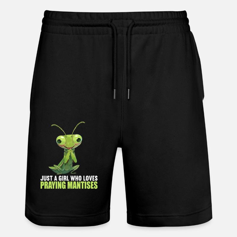 Gottesanbeterinnenen Gottesanbeterin - Stanley/Stella Unisex Bio Joggingshorts Trainer  - Schwarz