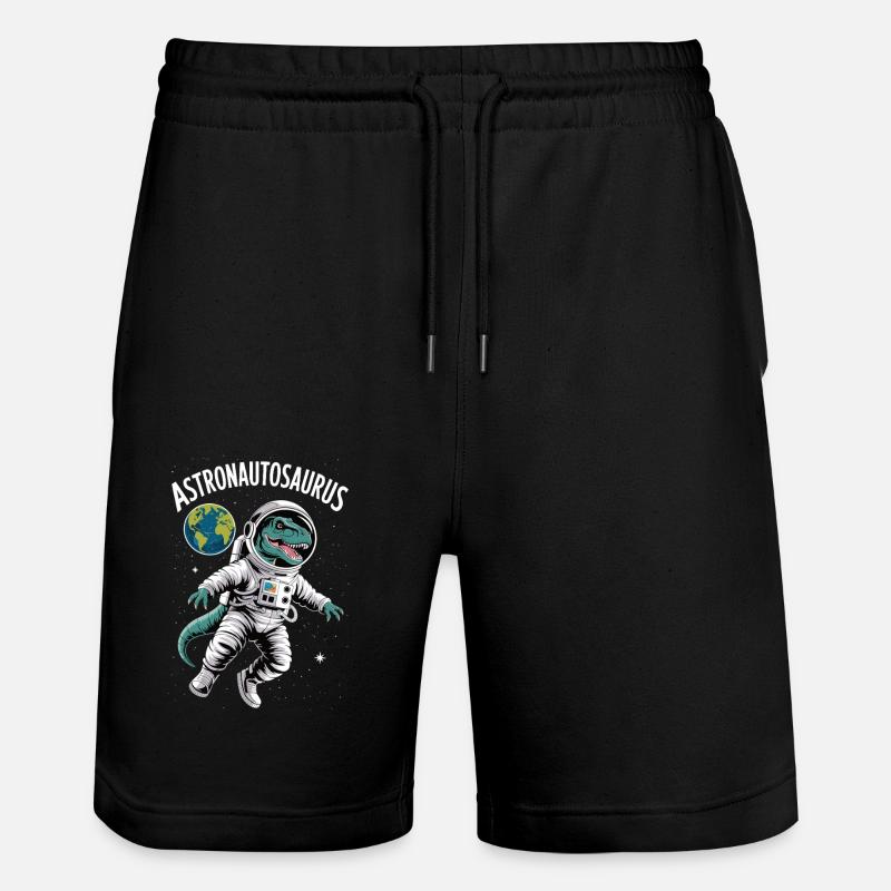 Astronautosaurus - Stanley/Stella Trainer Unisex Organic Jogging Shorts - black