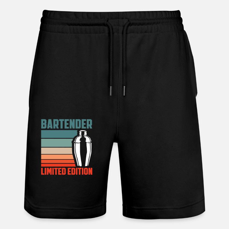 Barman Édition Limitée - Short de jogging bio TRAINER Stanley/Stella unisexe - noir