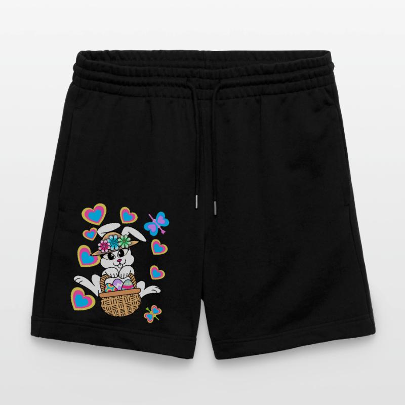 Easter Bunny Easter Bunny Eggs Easter Eggs Easter Stanley/Stella Trainer Unisex Organic Jogging Shorts