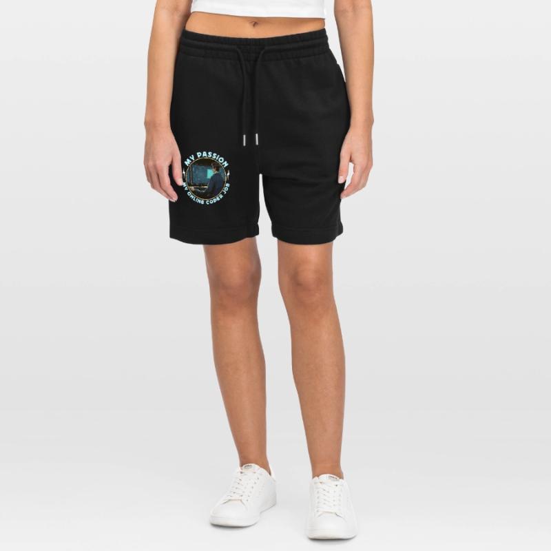 Online Coder My Passion My Online Computer Science Stanley/Stella Trainer Unisex Organic Jogging Shorts