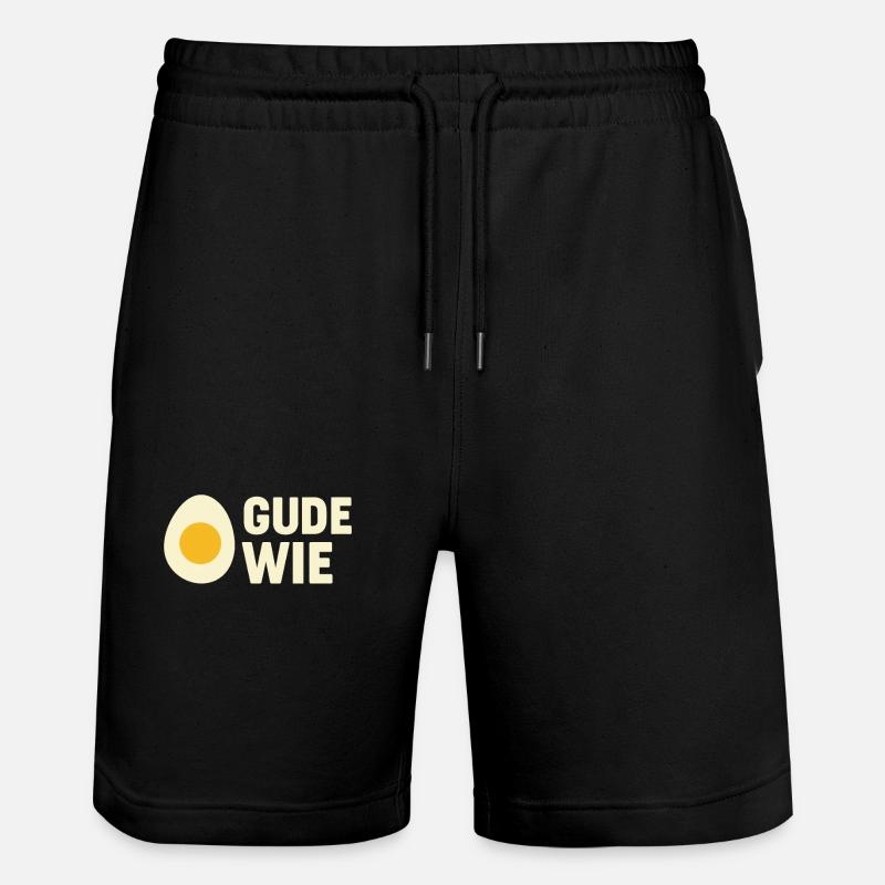 Ei Gude Wie - Rheinhessisch - Short de jogging bio TRAINER Stanley/Stella unisexe - noir