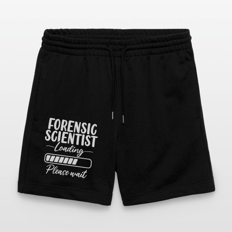 Forensic Science Loading Forensic Scientist Stanley/Stella Trainer Unisex Organic Jogging Shorts